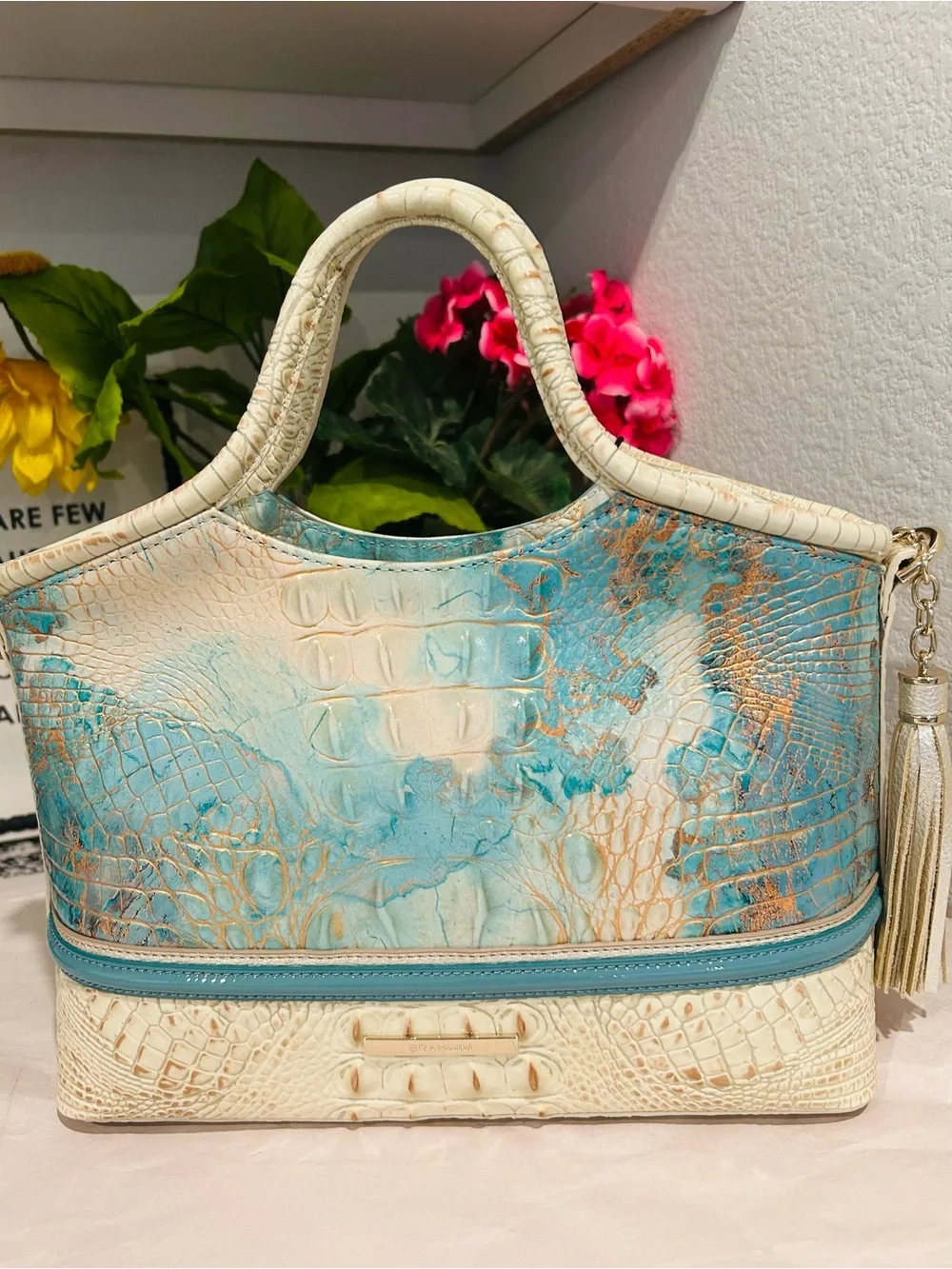 Brahmin Serendipity Schulz Small Elaine with Tassel